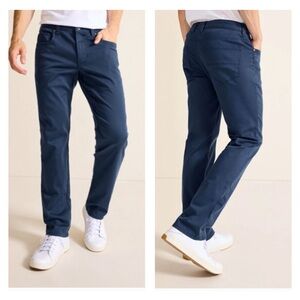 Tommy Bahama Boracay 5 Pocket Pants Maritime Dark Blue Men 42 x 34 Long Tall